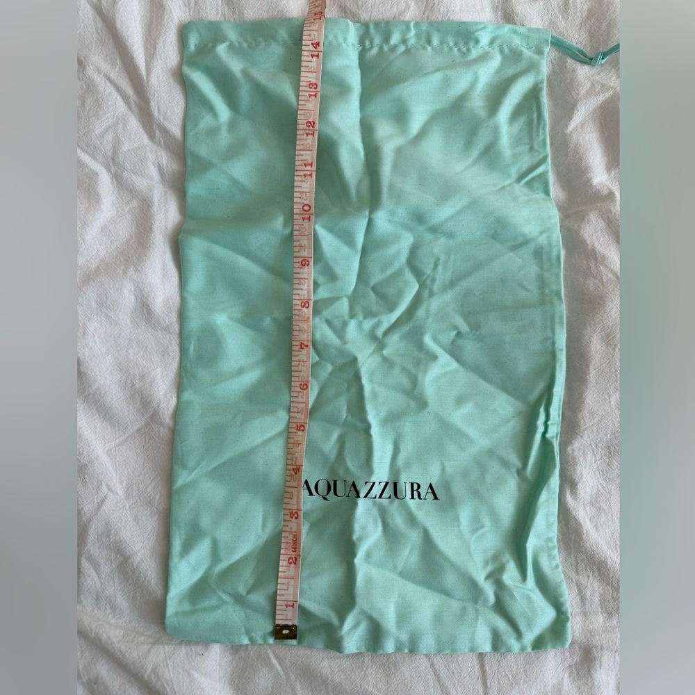 Aquazzura Light Green Drawstring Bag